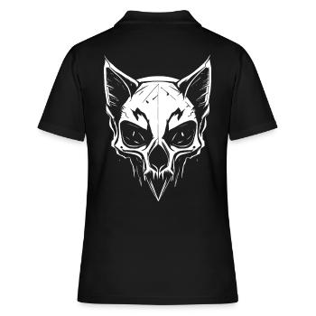 Crâne de chat - Polo Femme - noir - Dos - Ailine (174cm)