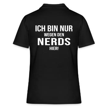 Gamer Nerds Online Game Jouer à la communauté Gambler - Polo Femme - noir - Dos - Ailine (174cm)