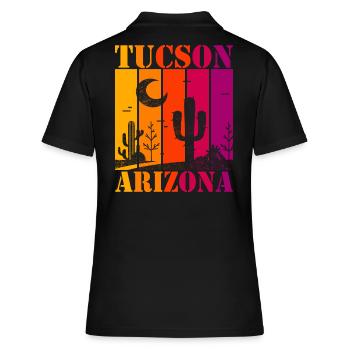 Tucson, Arizona - Polo Femme - noir - Dos - Ailine (174cm)