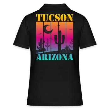 Tucson, Arizona - Polo Femme - noir - Dos - Ailine (174cm)