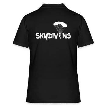 SKYDIVING Parachutisme Parachutisme - Polo Femme - noir - Dos - Ailine (174cm)