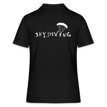 SKYDIVING Parachutisme Parachutisme - Polo Femme - noir - Dos - Ailine (174cm)