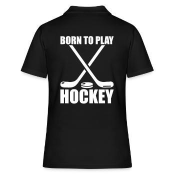 Born Play hockey hockey bâton de hockey - Polo Femme - noir - Dos - Ailine (174cm)