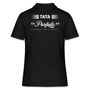 Tata parfaite - Polo Femme - noir - Dos - Ailine (174cm)