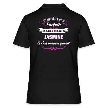 je ne suis pas Parfaite Jasmine - Polo Femme - noir - Dos - Ailine (174cm)