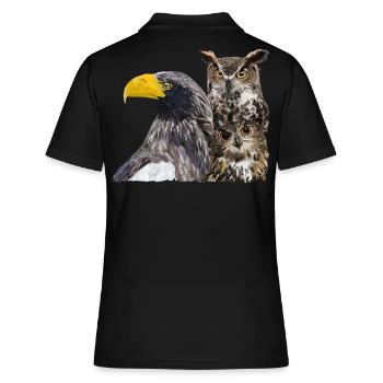 Oiseaux de proie - Polo Femme - noir - Dos - Ailine (174cm)