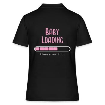 Baby loading.. please wait. Grossesse Accouchement - Polo Femme - noir - Dos - Ailine (174cm)