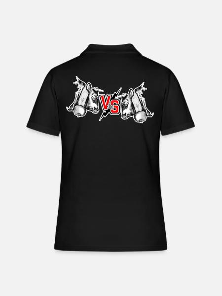VS Valais vache d'hérens, vache combat - Polo Femme - noir