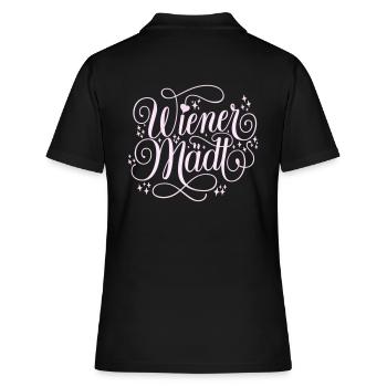 Viennese Girls - Women's Polo Shirt - black - Back - Ailine (174cm)