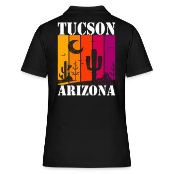 Tucson, Arizona - Polo Femme - noir - Dos - Ailine (174cm)
