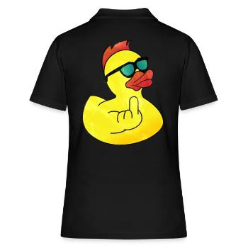 Canard en caoutchouc Canard de bain frais - Polo Femme - noir - Dos - Ailine (174cm)