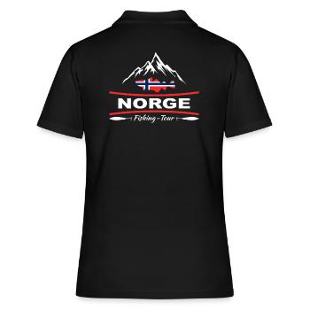 Pêche en Norvège - Polo Femme - noir - Dos - Ailine (174cm)