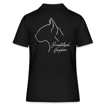 Orientalisch Kurzhaar Profil Katzen Katze Wilsigns - Frauen Polo Shirt - Schwarz - Hinten - Ailine (174cm)