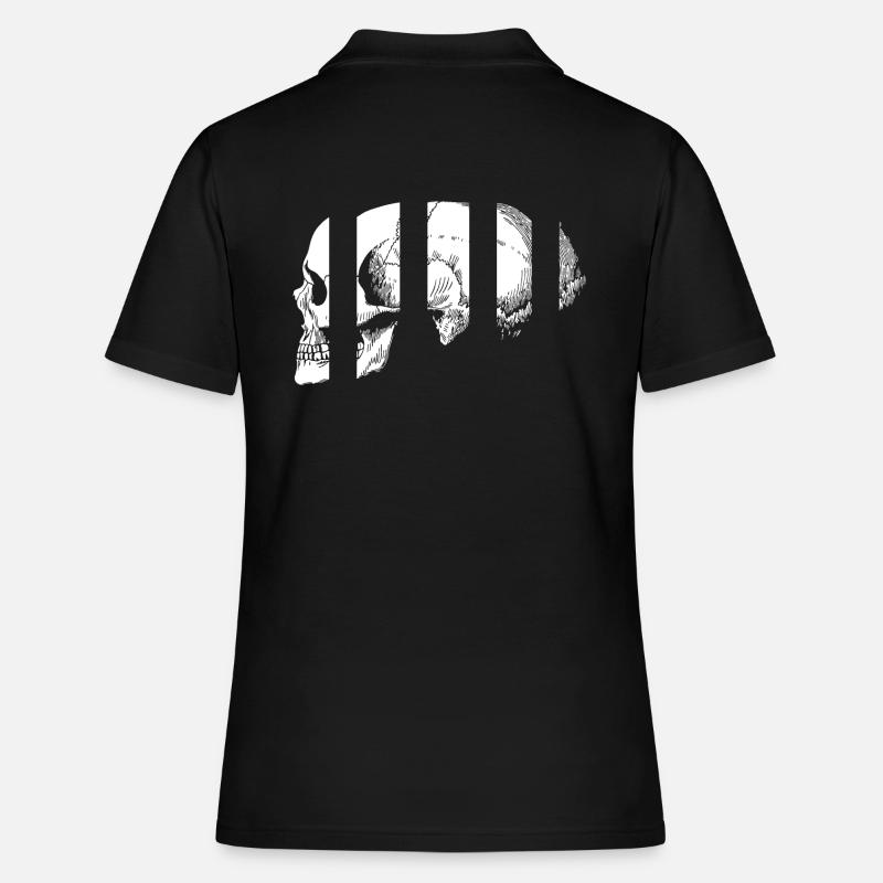 Skull - Women's Polo Shirt - black