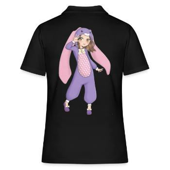 Mangas - Polo Femme - noir - Dos - Ailine (174cm)