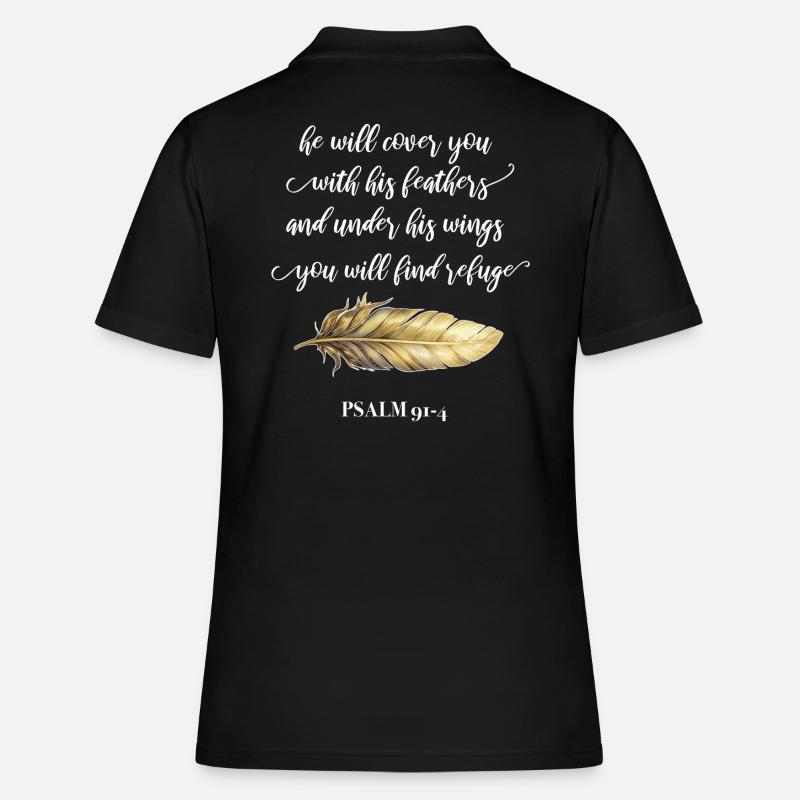 Citation chrétienne - Polo Femme - noir