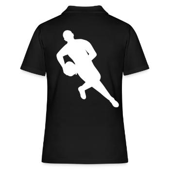 Le rugby en mouvement - Polo Femme - noir - Dos - Ailine (174cm)