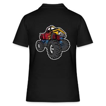 Monster truck - Polo Femme - noir - Dos - Ailine (174cm)