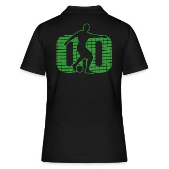 Sport de football Terrain de football Terrain de football NO.00 - Polo Femme - noir - Dos - Ailine (174cm)
