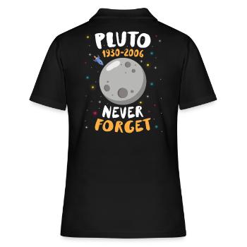 Pluton 1930 2006 - Planet Space Astronomy - Polo Femme - noir - Dos - Ailine (174cm)