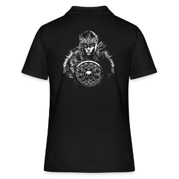 Viking Femmes Viking Guerrier Viking - Polo Femme - noir - Dos - Ailine (174cm)