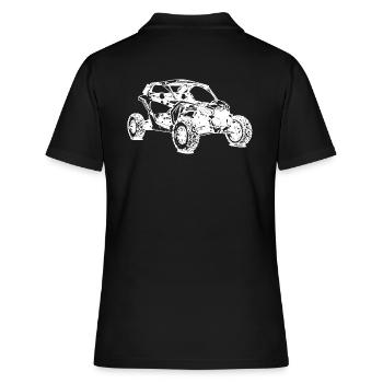 ATV Side by Side Offroad - Polo Femme - noir - Dos - Ailine (174cm)
