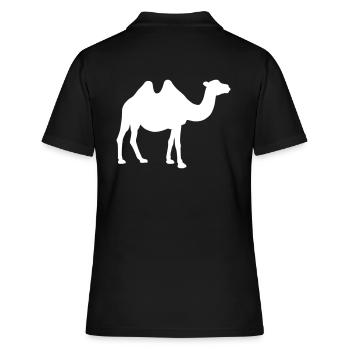 Camel silhouette - Women's Polo Shirt - black - Back - Ailine (174cm)