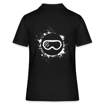 Ski goggles - Women's Polo Shirt - black - Back - Ailine (174cm)