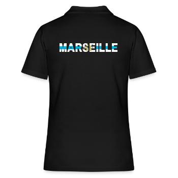 Marseille - Polo Femme - noir - Dos - Ailine (174cm)