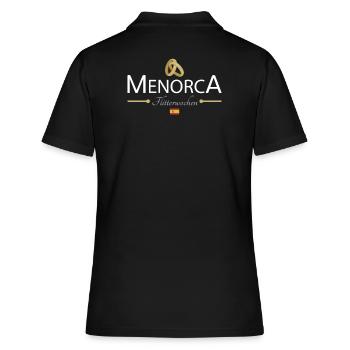 Flitterwochen Menorca - Frauen Polo Shirt - Schwarz - Hinten - Ailine (174cm)