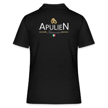 Flitterwochen Apulien - Frauen Polo Shirt - Schwarz - Hinten - Ailine (174cm)