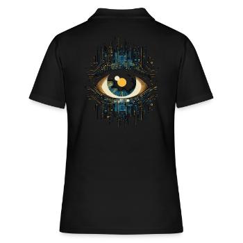 Eye Electronics - Women's Polo Shirt - black - Back - Ailine (174cm)