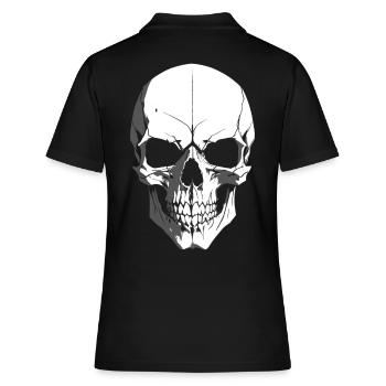 Crâne de Totenkopf Schädel Totenschädel - Polo Femme - noir - Dos - Ailine (174cm)