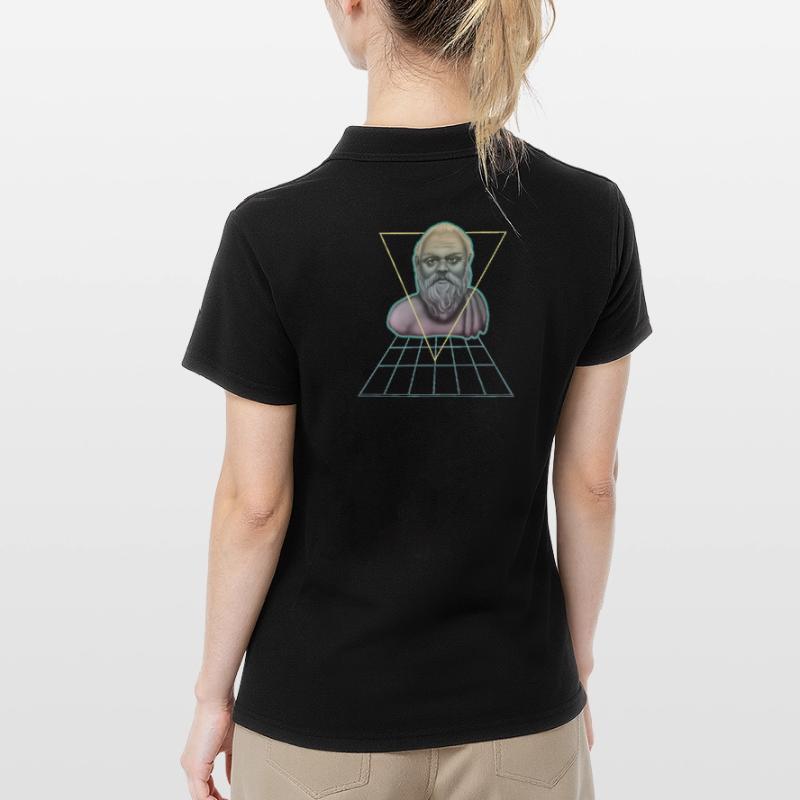 Socrate Philosophe grec moderne Polo Femme