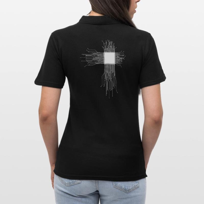 CPU Processor Women's Polo Shirt