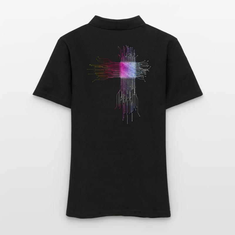 Programmierer CPU Motiv Frauen Polo Shirt