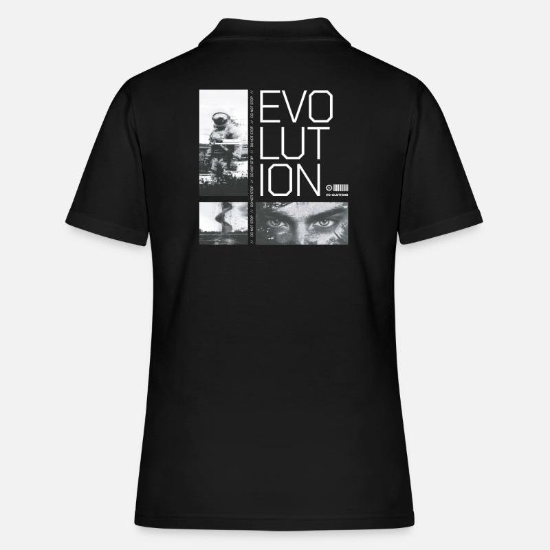 Evolution - do not stop - Women's Polo Shirt - black