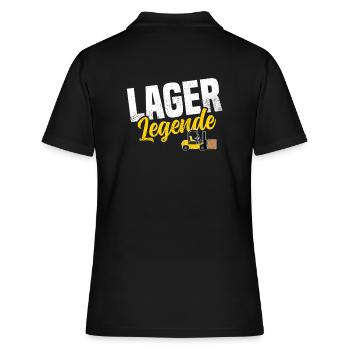 Lager Legende - Frauen Polo Shirt - Schwarz - Hinten - Ailine (174cm)