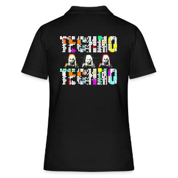 Techno Techno - Women's Polo Shirt - black - Back - Ailine (174cm)