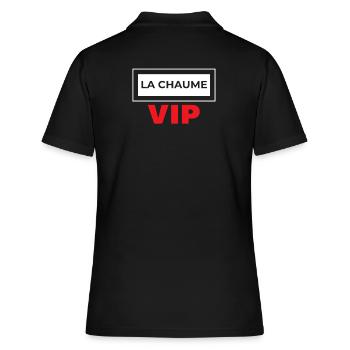 La Chaume VIP - Polo Femme - noir - Dos - Ailine (174cm)