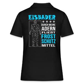 eisbader winterbader protection contre le gel résistante au froid - Polo Femme - noir - Dos - Ailine (174cm)