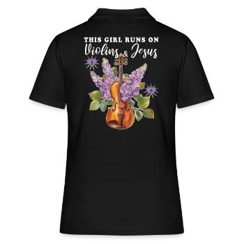 Violon Violon - Polo Femme - noir - Dos - Ailine (174cm)