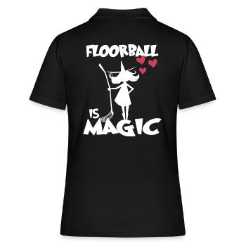 fille de unihockey de floorball - Polo Femme - noir - Dos - Ailine (174cm)