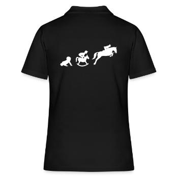 Equitation - Polo Femme - noir - Dos - Ailine (174cm)