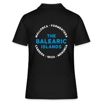 Les îles Baléares - Polo Femme - noir - Dos - Ailine (174cm)