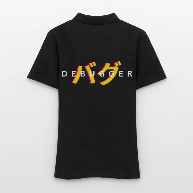 LUZILLION DEBUGGER PRINT FOR CODER AND GAMER Frauen Polo Shirt