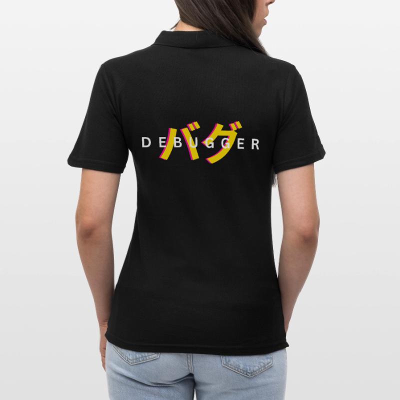 LUZILLION DEBUGGER PRINT FOR CODER AND GAMER Frauen Polo Shirt