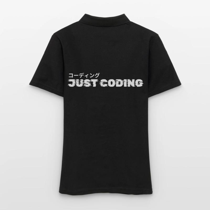 LUZILLION CODER COUTURE, JUST CODING Frauen Polo Shirt
