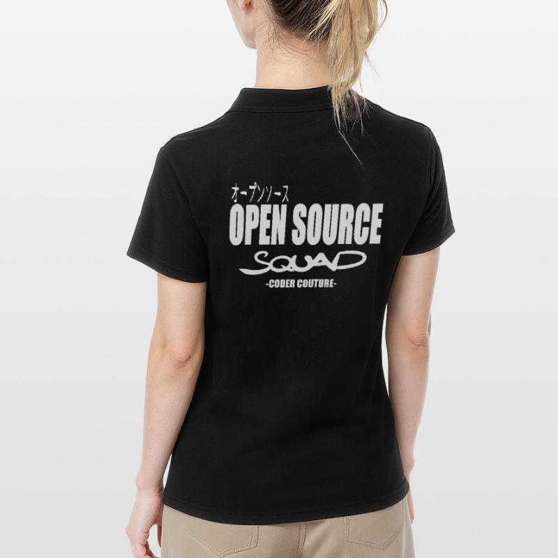 LUZILLION CODER COUTURE, PARTISAN DE L’OPEN SOURCE Polo Femme