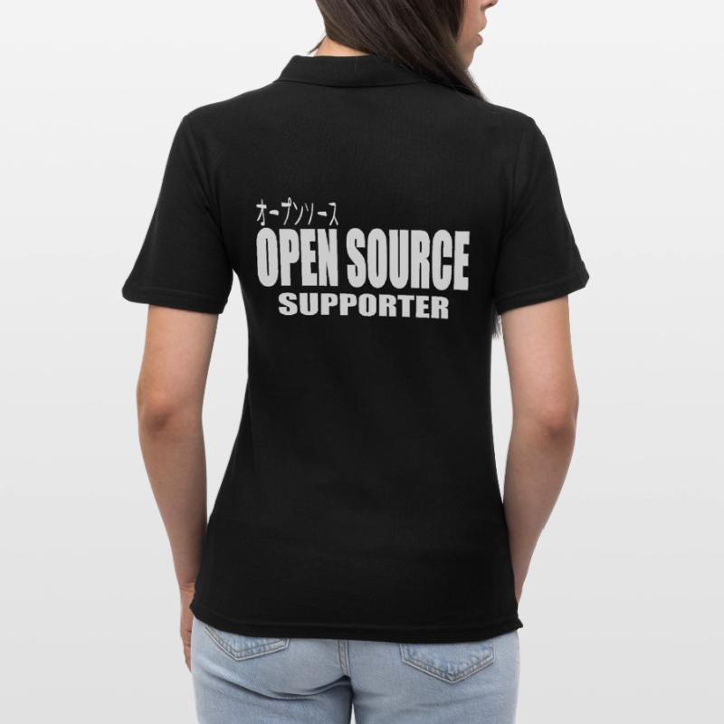 LUZILLION CODER COUTURE, PARTISAN DE L’OPEN SOURCE Polo Femme